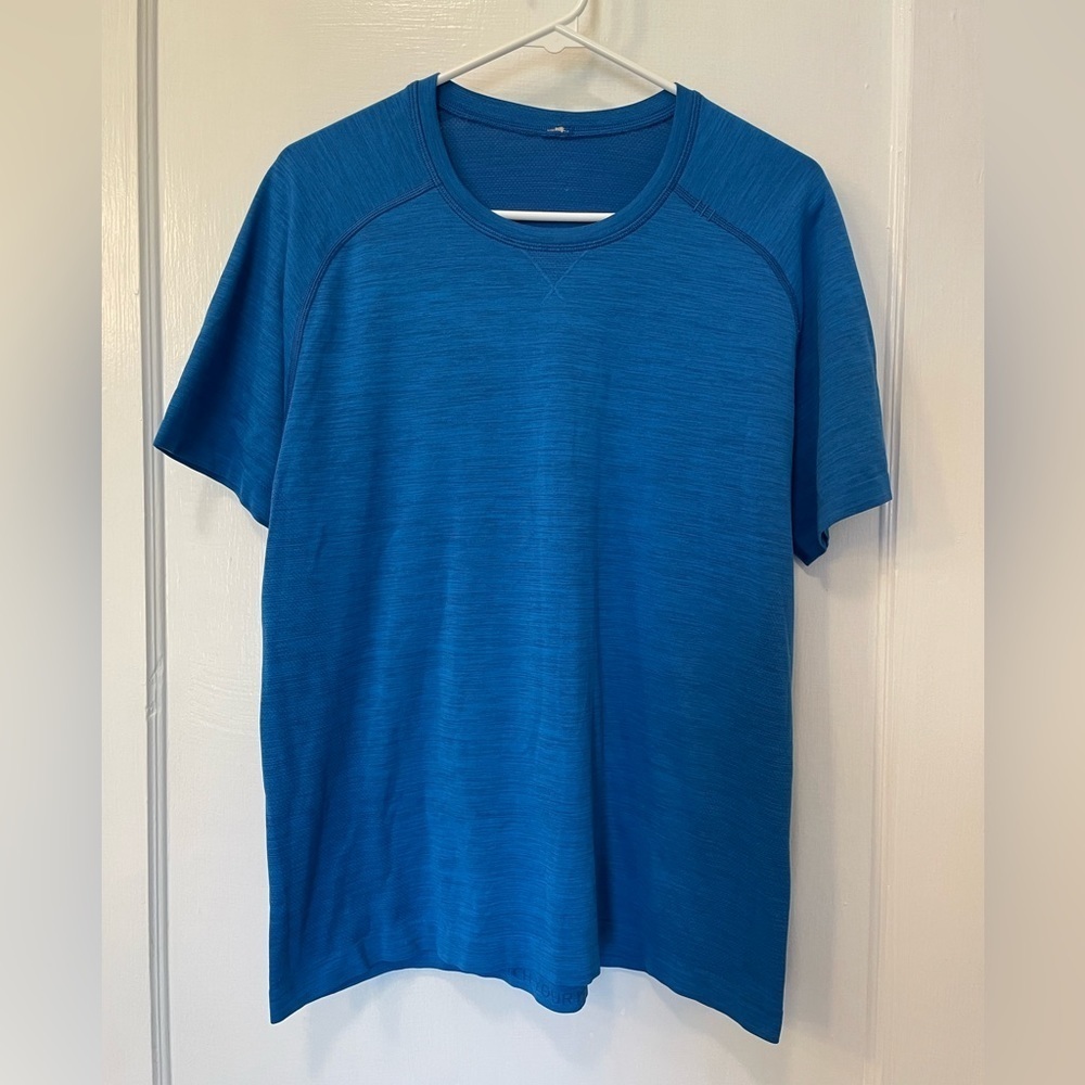 Lululemon Metal Vent Tech Short Sleeve Riviera Blue Medium